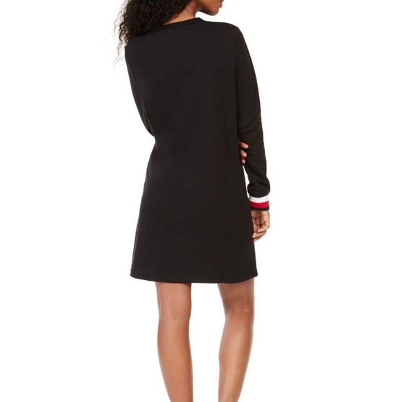 Tommy Hilfiger Plus Size Long Sleeve Lace Up Dress - Picture 3 of 12